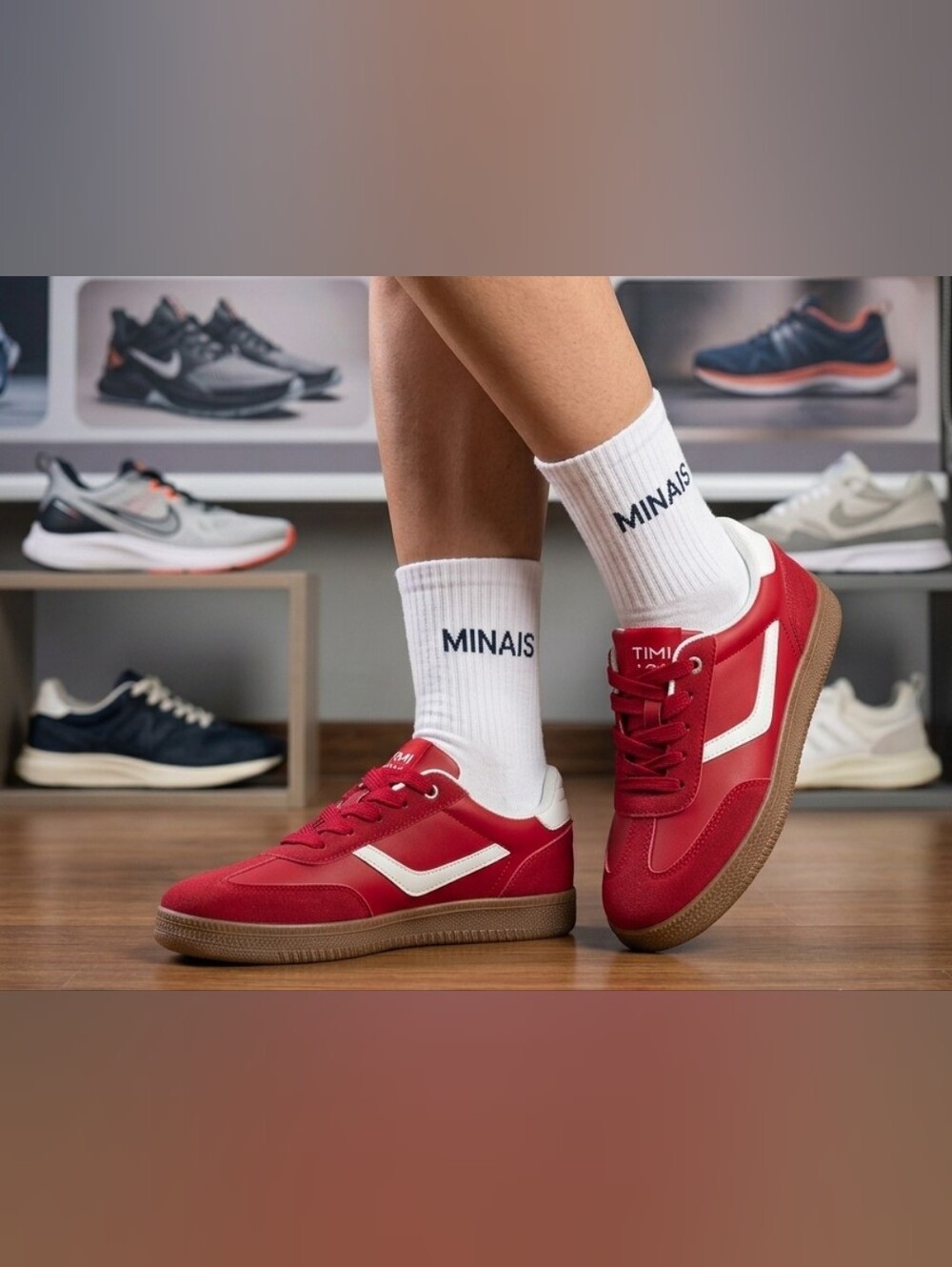 TIMEJOY Women's Vintage Chunky Sneakers